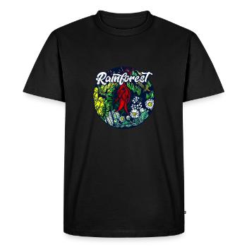 Forêt tropicale tropique protection de l'environnement nature changement climatique - T-shirt Premium bio Homme - noir - Devant - Nico (187cm)