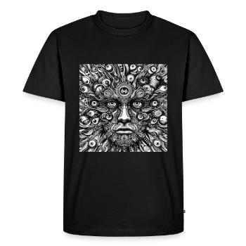 MadEyes (en anglais seulement) - T-shirt Premium bio Homme - noir - Devant - Nico (187cm)
