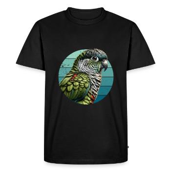 Green Cheeked Conure Art Cute Conure - Men's Premium Organic T-Shirt - black - Front - Nico (187cm)