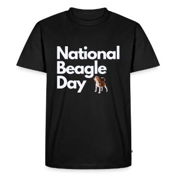 Beagle Dogs Race de chien Beagle Day Dog Owner - T-shirt Premium bio Homme - noir - Devant - Nico (187cm)