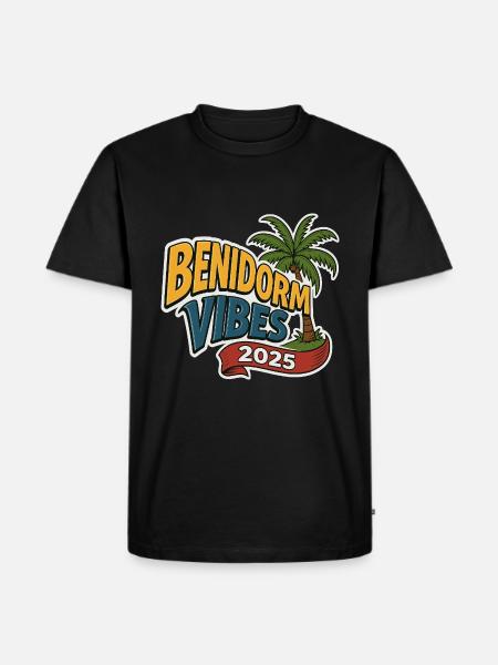 Benidorm Vibes 2025 - Men's Premium Organic T-Shirt - black