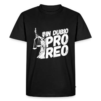 Avocat droit juge loi - T-shirt Premium bio Homme - noir - Devant - Nico (187cm)