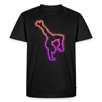 patin à roulettes enfants patinage à roulettes femmes patins à roulettes - T-shirt Premium bio Homme - noir - Devant - Nico (187cm)