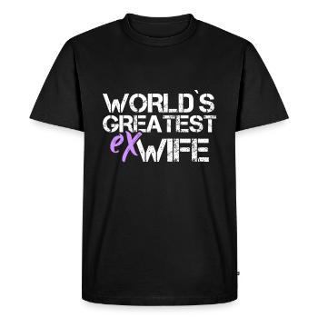 Divorce Separation Divorce Divorce Party - Men's Premium Organic T-Shirt - black - Front - Nico (187cm)