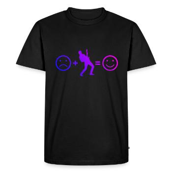 Guitare électrique pour femmes Guitare électrique Homme - T-shirt Premium bio Homme - noir - Devant - Nico (187cm)