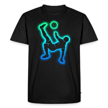 Soccer Soccer Men Kids Soccer Boys - Men's Premium Organic T-Shirt - black - Front - Nico (187cm)