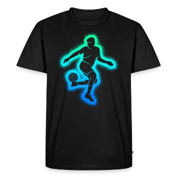 Soccer Soccer Men Kids Boys Soccer - Men's Premium Organic T-Shirt - black - Front - Nico (187cm)