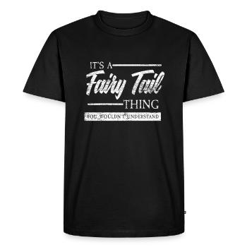 Fabelwesen Conte de fées cadeau fée elfe - T-shirt Premium bio Homme - noir - Devant - Nico (187cm)