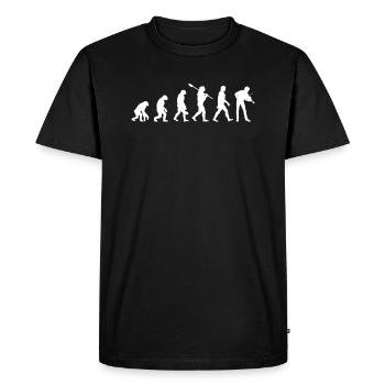 Violon Violon Evolution - T-shirt Premium bio Homme - noir - Devant - Nico (187cm)