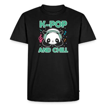 K-Pop Pop Music Corée Coréen Groupe Cadeau - T-shirt Premium bio Homme - noir - Devant - Nico (187cm)