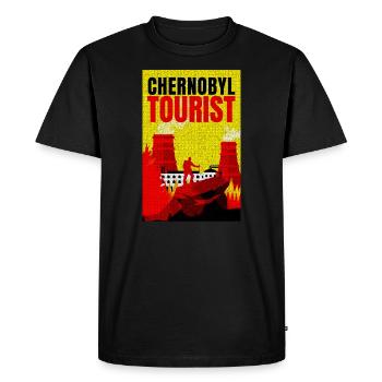 Chemise Tchernobyl 1986 - T-shirt Premium bio Homme - noir - Devant - Nico (187cm)