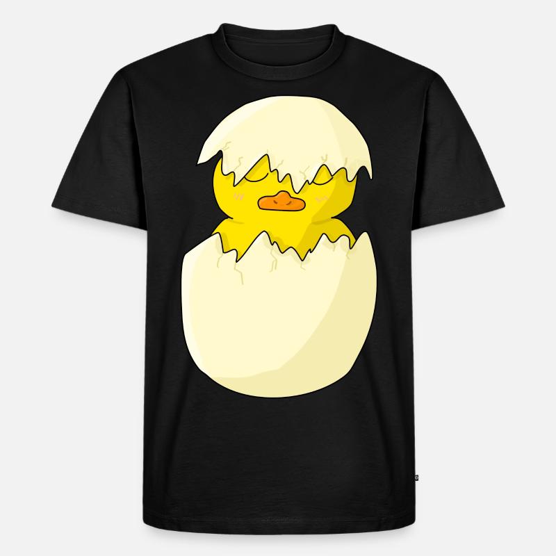 Küken - Männer Premium Bio T-Shirt - Schwarz