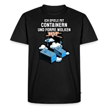 Gift For Programmers - Men's Premium Organic T-Shirt - black - Front - Nico (187cm)