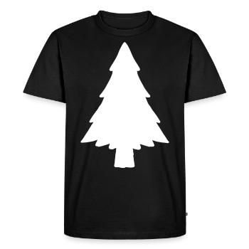 Sapin de Noël - T-shirt Premium bio Homme - noir - Devant - Nico (187cm)