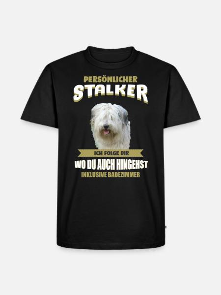 Sheep poodle dog - sheep poodle - Men's Premium Organic T-Shirt - black