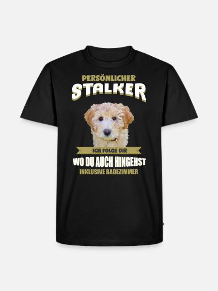 Labradoodle - Männer Premium Bio T-Shirt - Schwarz