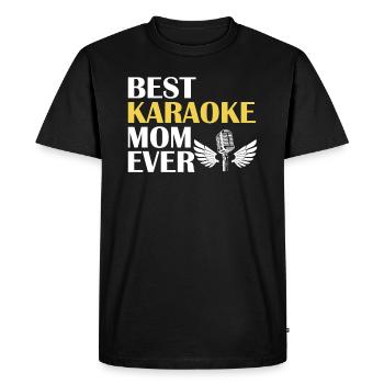 Meilleur Karaoké Maman Jamais Musique Flûte Karaoké Musicien - T-shirt Premium bio Homme - noir - Devant - Nico (187cm)