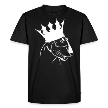 BULLTERRIER BULL TERRIER - T-shirt Premium bio Homme - noir - Devant - Nico (187cm)