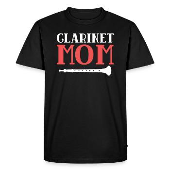Clarinette Maman Clarinette jouer de la musique classique - T-shirt Premium bio Homme - noir - Devant - Nico (187cm)