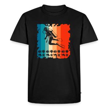 Its time to Dive - Scuba Diving T- shirt - Men's Premium Organic T-Shirt - black - Front - Nico (187cm)