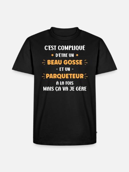 Parqueteur - T-shirt Premium bio Homme - noir