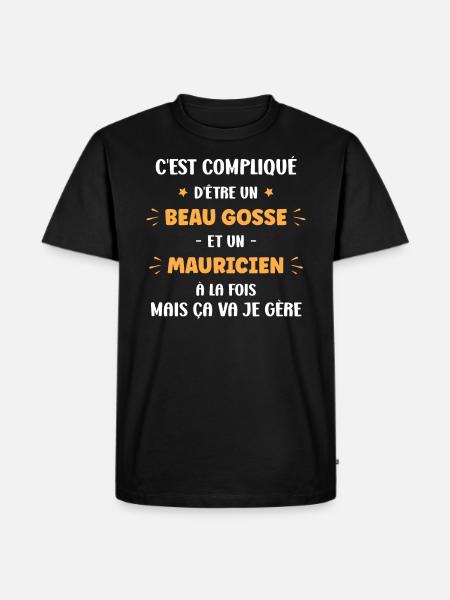 Mauricien - T-shirt Premium bio Homme - noir
