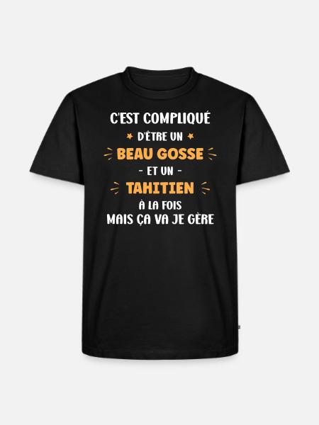 Tahitien - T-shirt Premium bio Homme - noir