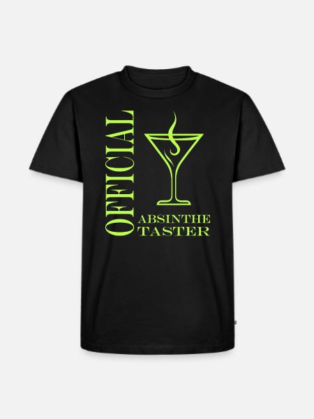 Offizielle Absinth-Verkostung - Männer Premium Bio T-Shirt - Schwarz