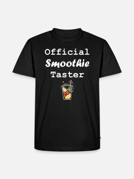 Smoothie-Vorkoster - Männer Premium Bio T-Shirt - Schwarz