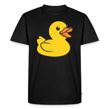 Small carnard - Men's Premium Organic T-Shirt - black - Front - Nico (187cm)