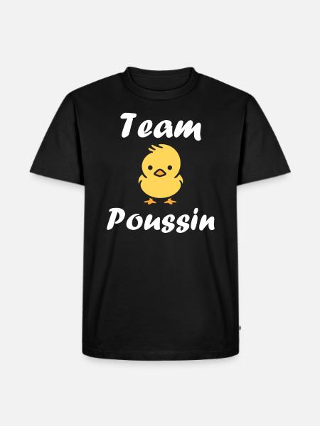 Team poussin - T-shirt Premium bio Homme - noir