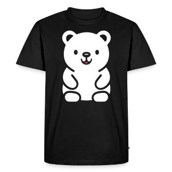Little teddy bear teddy bear - Men's Premium Organic T-Shirt - black - Front - Nico (187cm)