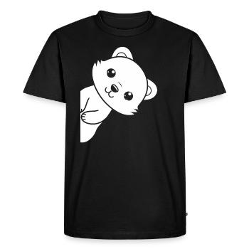 Humour petite fouine - T-shirt Premium bio Homme - noir - Devant - Nico (187cm)