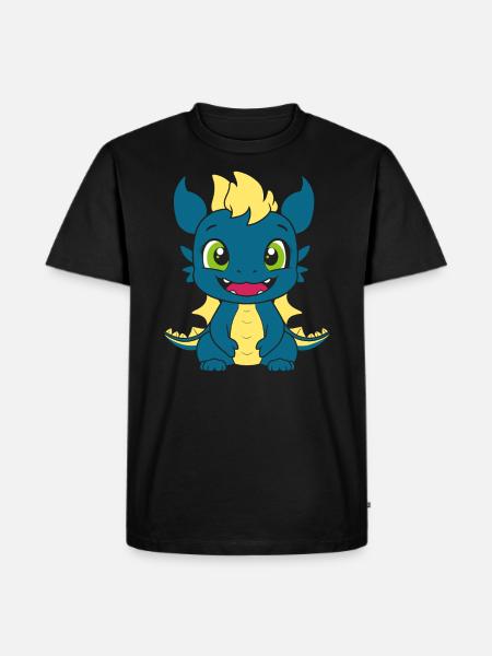 Baby Dragon - Men's Premium Organic T-Shirt - black