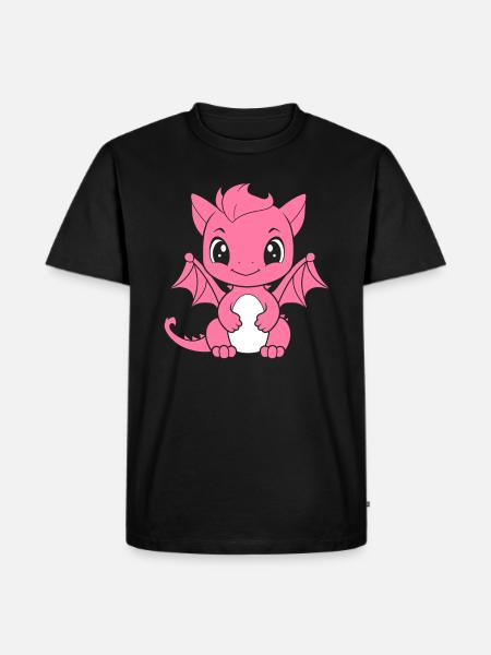 Baby Dragon - Men's Premium Organic T-Shirt - black