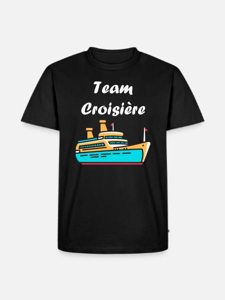 Team Croisière - T-shirt Premium bio Homme - noir