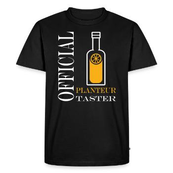 Humour punch planteur - T-shirt Premium bio Homme - noir - Devant - Nico (187cm)