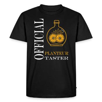 Humour punch planteur - T-shirt Premium bio Homme - noir - Devant - Nico (187cm)