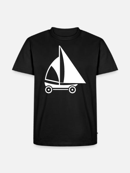 Sand yachting - Men's Premium Organic T-Shirt - black