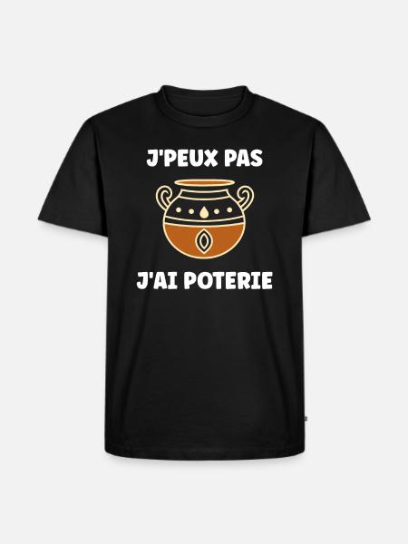 Poterie - T-shirt Premium bio Homme - noir
