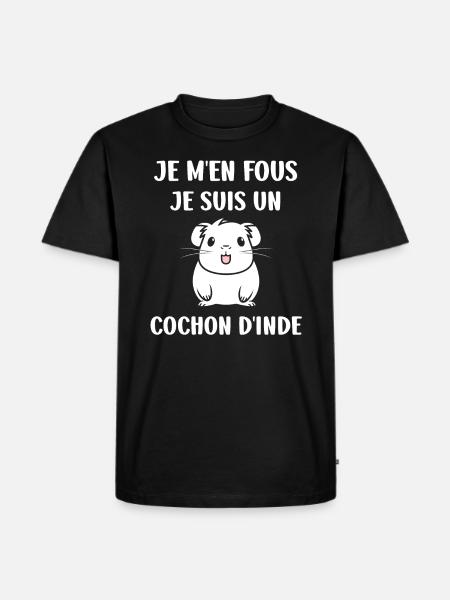 Humour cochon d'ine - T-shirt Premium bio Homme - noir