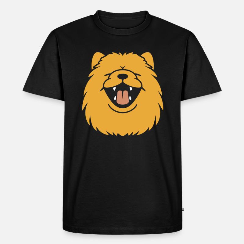 Chow Chow Hund - Männer Premium Bio T-Shirt - Schwarz