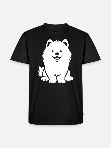 Chien Samoyède - T-shirt Premium bio Homme - noir