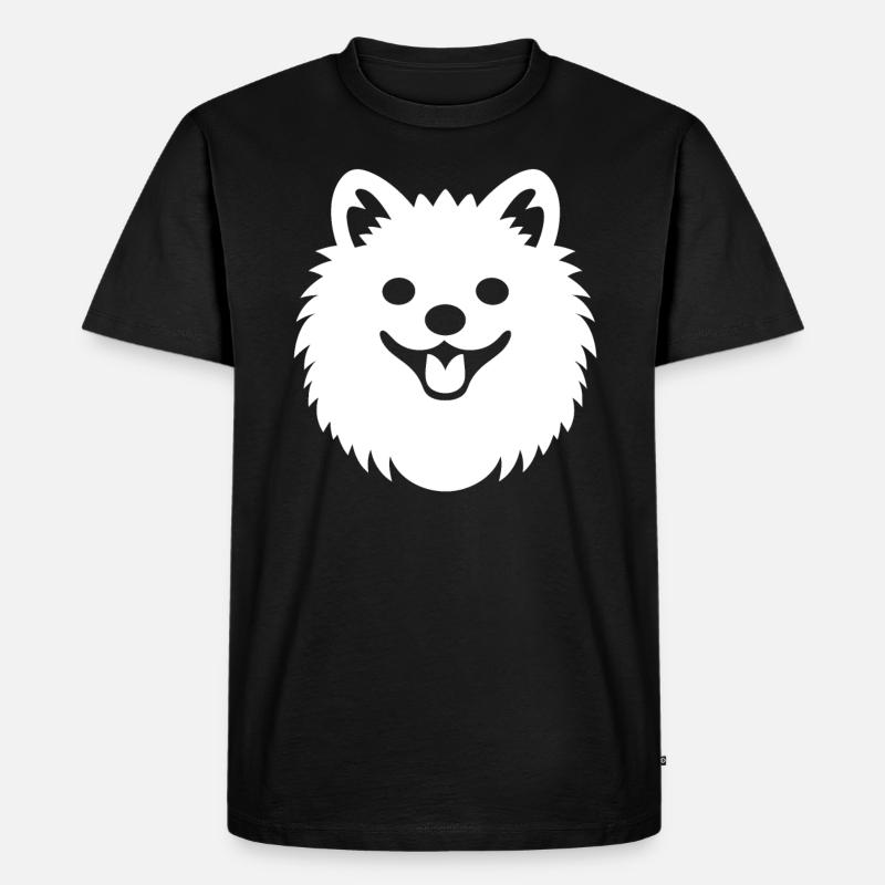 Spitz - Männer Premium Bio T-Shirt - Schwarz