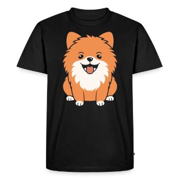 Spitz - T-shirt Premium bio Homme - noir - Devant - Nico (187cm)