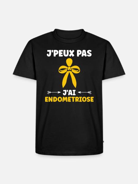sensibilisation endométriose - T-shirt Premium bio Homme - noir