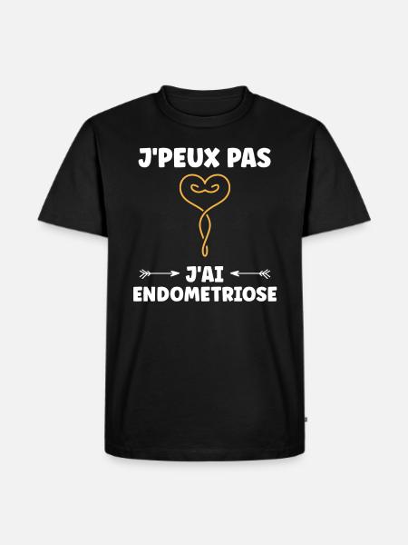 sensibilisation endométriose - T-shirt Premium bio Homme - noir