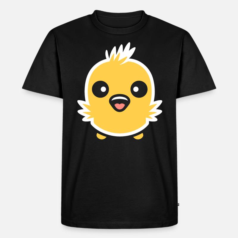 Küken - Männer Premium Bio T-Shirt - Schwarz