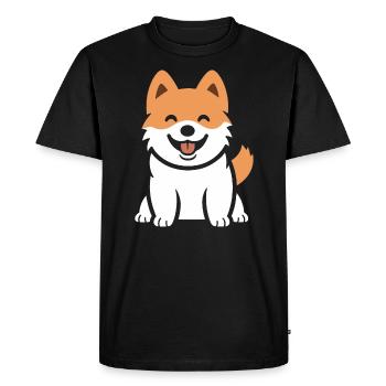 Shikoku - Men's Premium Organic T-Shirt - black - Front - Nico (187cm)