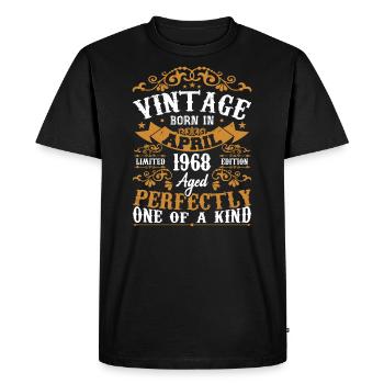 Les Légendes Sont Nées En Avril 1968 Cadeau 1968 - T-shirt Premium bio Homme - noir - Devant - Nico (187cm)